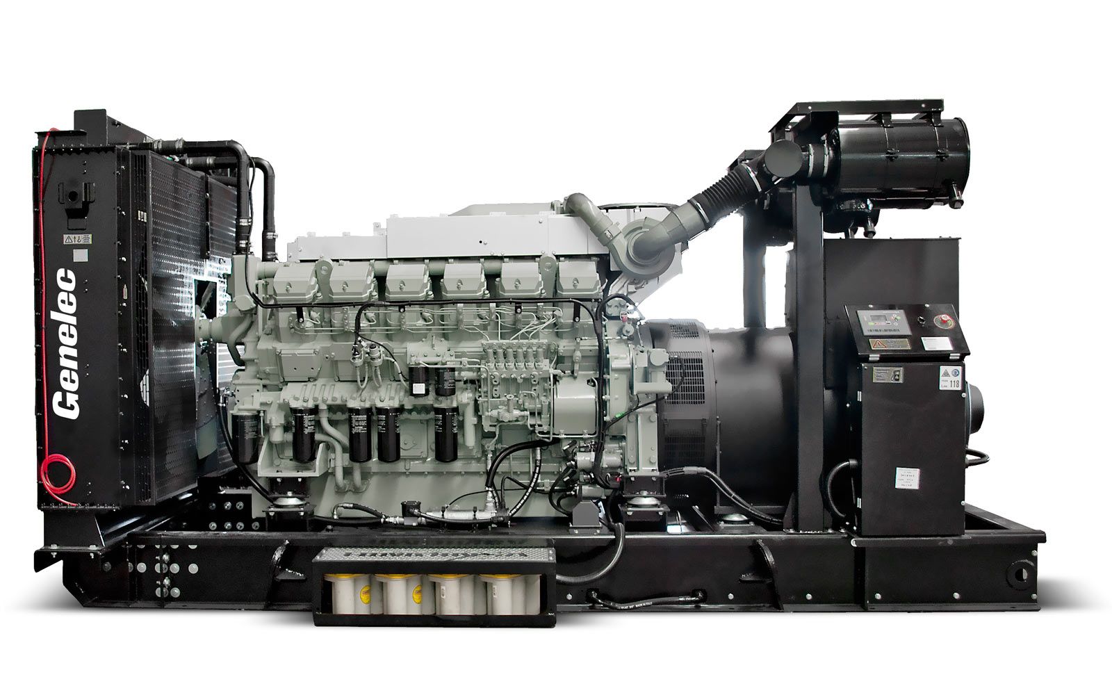Groupe électrogène industriel GTW-920 T5 - 50 Hz triphasé - Genelec - 885 kVA - Moteur Mitsubishi_0