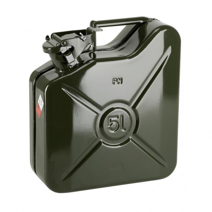 JERRYCAN CARBURANT MÉTALLIQUE