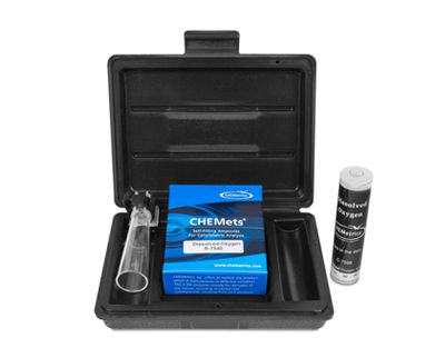 Kit d’analyse visuelle de l’Oxygène (Dissous) 0-100 ppb, type : CHEMets 30 ampoules, marque Chemetrics - Ref.: NBH005_0