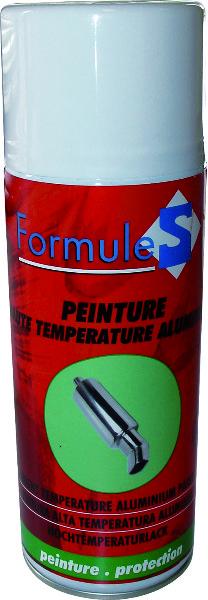 PEINTURE ALUMINIUM HAUTE TEMPERATURE AEROSOL 400ML FORMULE S