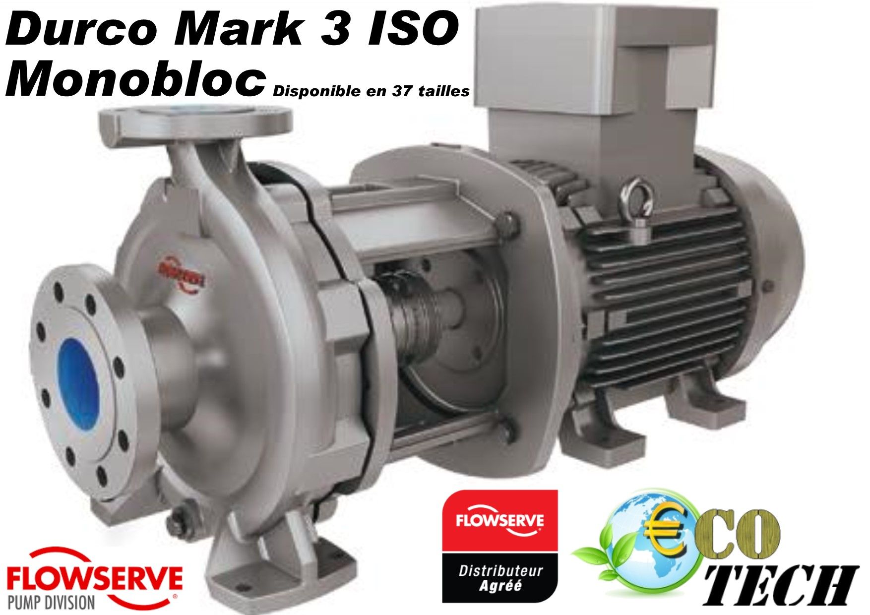 Pompe monobloc compacte flowserve durco mark 3 iso en normandie / france_0