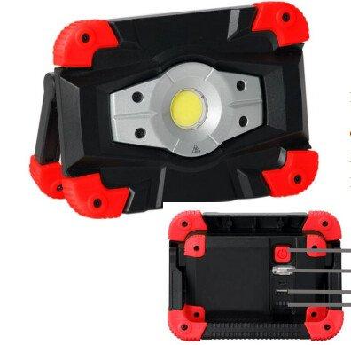 Projecteur portable de chantier à LED sur batterie - Puissance (Watts) : 20W_0