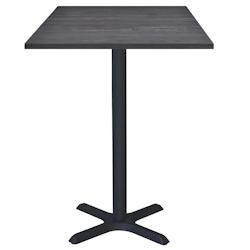 Restootab - Mange-debout 60x60cm - modèle Dina pin ancien - marron TB-DINFF-6060S-PIN.AN_0