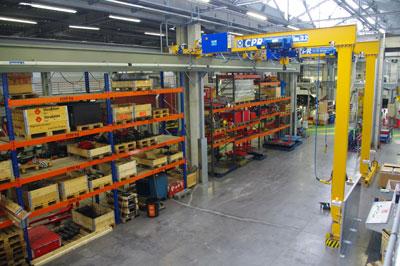 Semi-portique de levage - jusqu'à 5 Tonnes - 15m de portée - 7m de hauteur de levée_0
