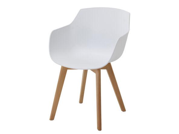 Chaise Bonnie avec pieds en bois massif_0