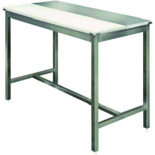 TABLE DE DÉCOUPE MIXTE PROFESSIONNELLE 25 MM EN INOX - 800 X 1800 MM