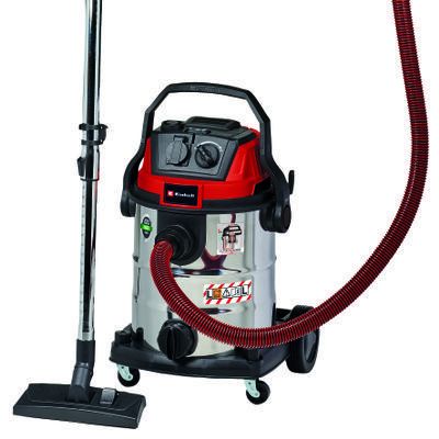 Te-VC 2025 SACL - Aspirateur eau et poussière - Einhell - 25L - Cuve inox robuste et filtration HEPA_0