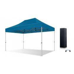 Xptent Tente Pliante 3X4,5 Structure Aluminium 45mm Toit 380g/m² Bleu qualité Pro - bleu aluminium TP40300345BA_0