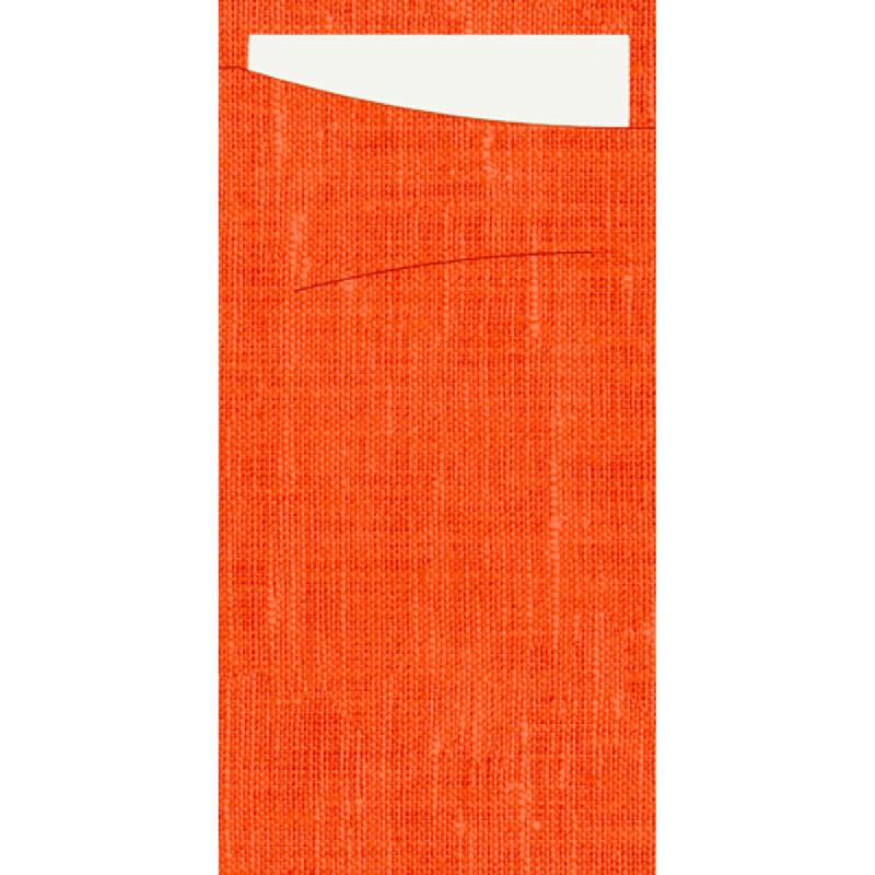 POCHETTE ORANGE NON TISSÉ 23X11,5 CM SACCHETTO DUNI (60 PIÈCES)