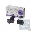 2 BATONNETS D'ENCRE SOLIDE CYAN +1 NOIR POUR XEROX PHASER 850