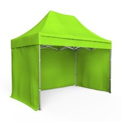 Assalit-Jean Tente pliante Barnum Aluminium 300x200cm - Vert Pomme + 3 murs offerts - vert SL3X200+3MVA_0