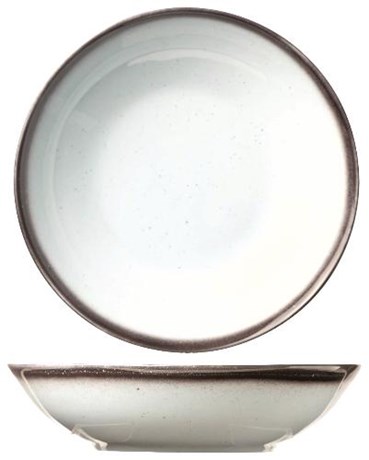 ASSIETTE CREUSE VIGO VERT PÂLE 22 CM