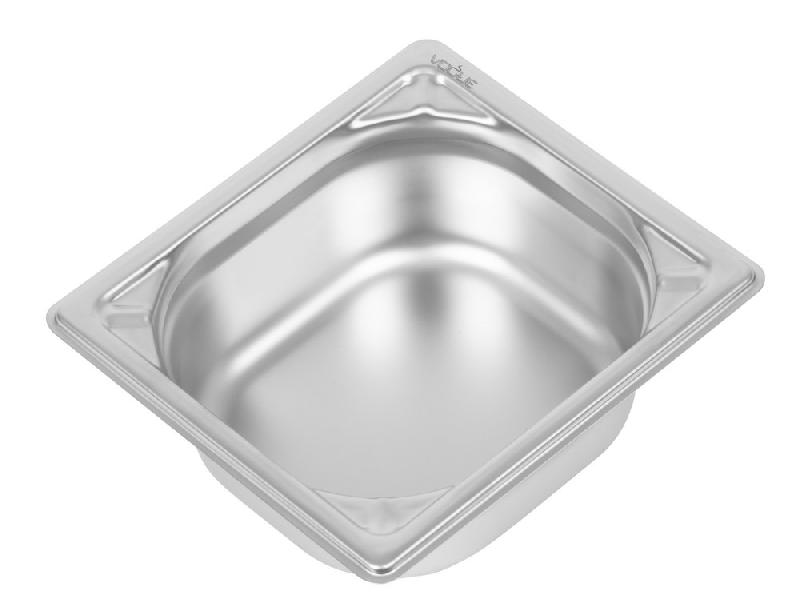 BAC ROBUSTE PROFI GN 1/6 VOGUE EN INOX - 65 MM