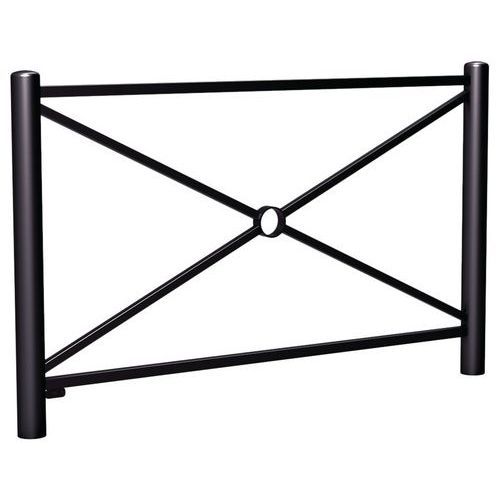BARRIÈRE CARREFOUR 1.57 M - ZINC NOIR 9005 - PROCITY