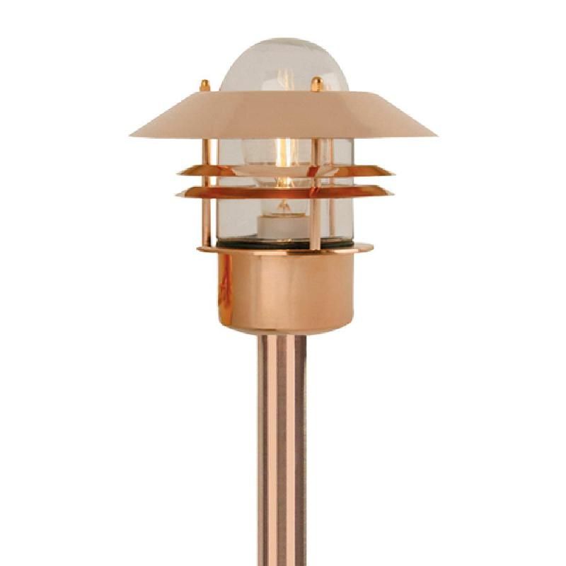 NORDLUX BORNE LUMINEUSE BLOKHUS CUIVRE