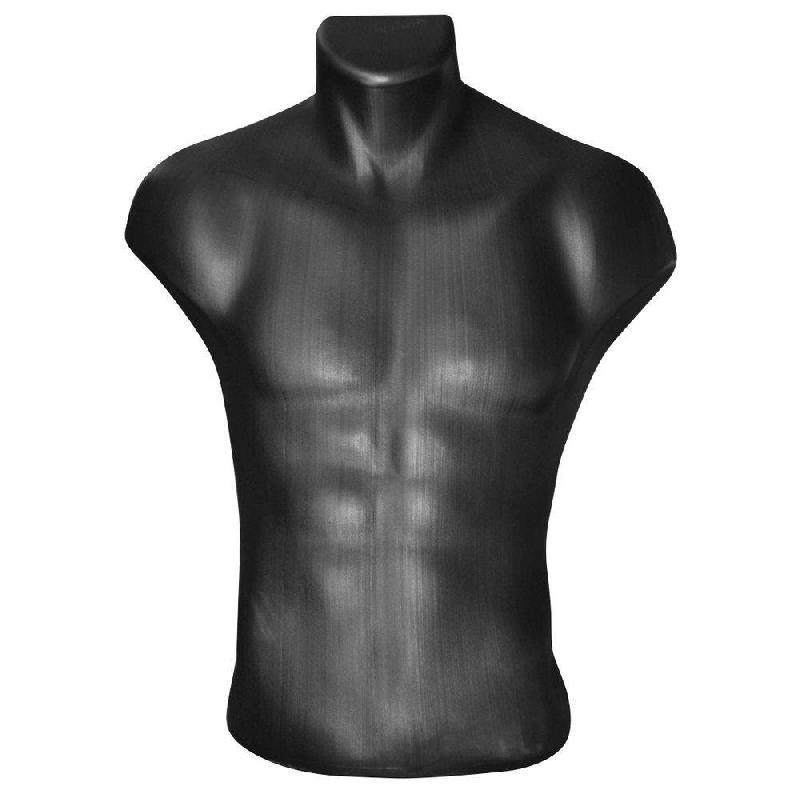 Buste à poser homme noir - H60cm - Polypropylène léger et résistant_0
