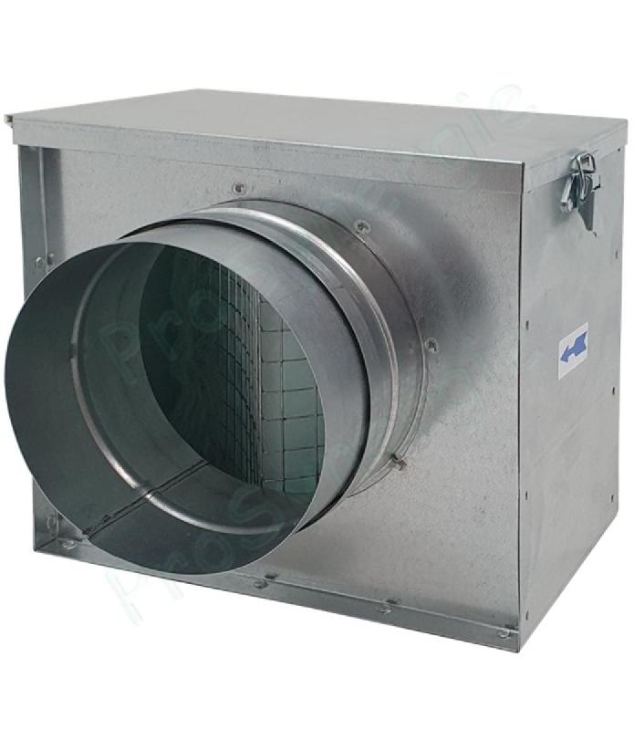 CAISSON DE FILTRATION POUR LA RÉCUPÉRATION D´AIR CHAUD Ø160 ET 125MM