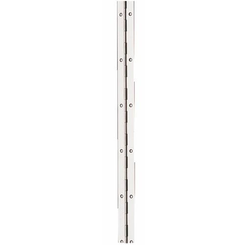 CHARNIÈRE À PIANO SIMPLE FEUILLE EN ACIER NICKELÉ-DIAMÈTRE 1,8 MM-LARGEUR 40 MM BRICOZOR