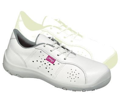 Chaussures de sécurité - Lola S1P réf : 09221 - cuir perforé, embout composite 200J, semelle PU bi-densité_0