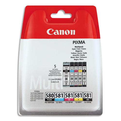 CNO Multipack PGI-580/CLI-581 2078C006 - Cartouches d'encre informatiques_0