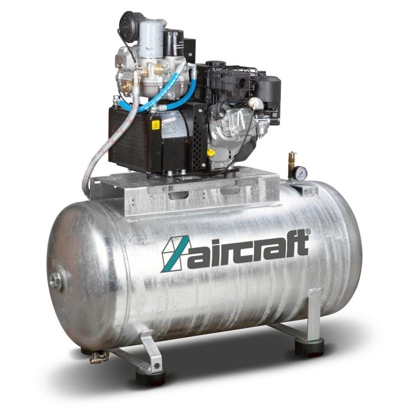 Compresseur à vis Aircraft ACS B&S 3,7-10-200 - Moteur thermique - Cuve galvanisée avec garantie 15 ans_0
