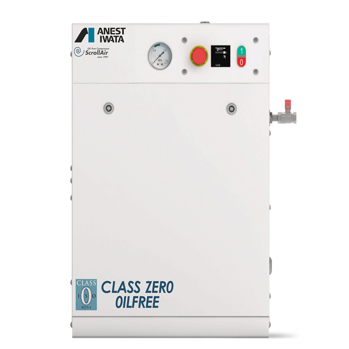 Compresseur sans huile 5.5 CV - ANEST IWATA - Classe zéro ISO8573-1:2010 - Faible vibration et niveau sonore_0