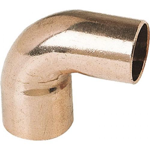COUDE CUIVRE À SOUDER 90° MÂLE / FEMELLE - DIAMÈTRE 18 MM BRICOZOR