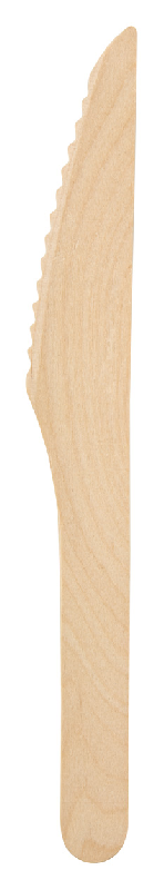 Couverts jetables écologiques en bois naturel - Fourchette, couteau ou cuillère - Par multiples de 100 pcs_0