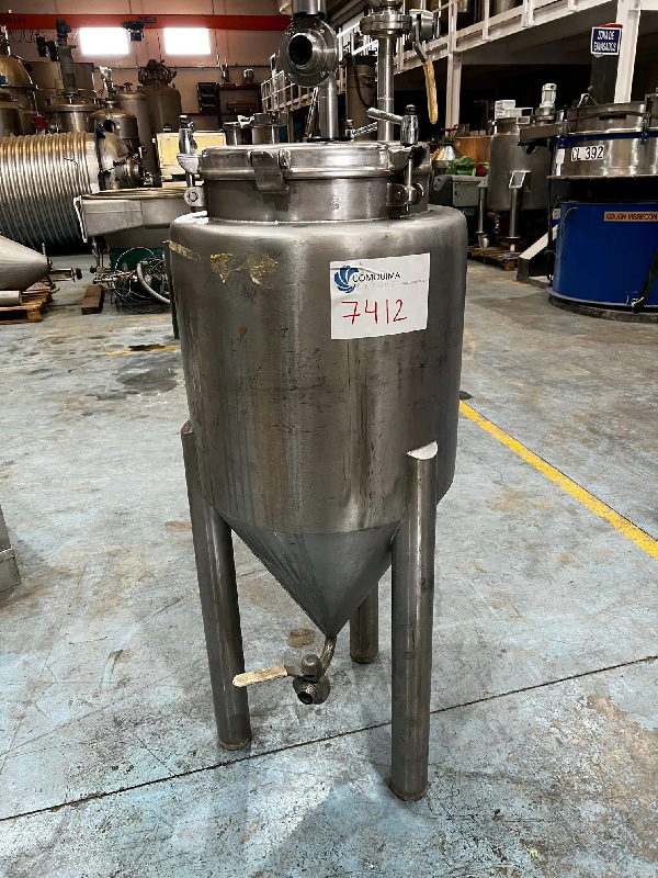 Cuve en acier inoxydable de 120 litres d'occasion_27 - référence : c7423 sf_0