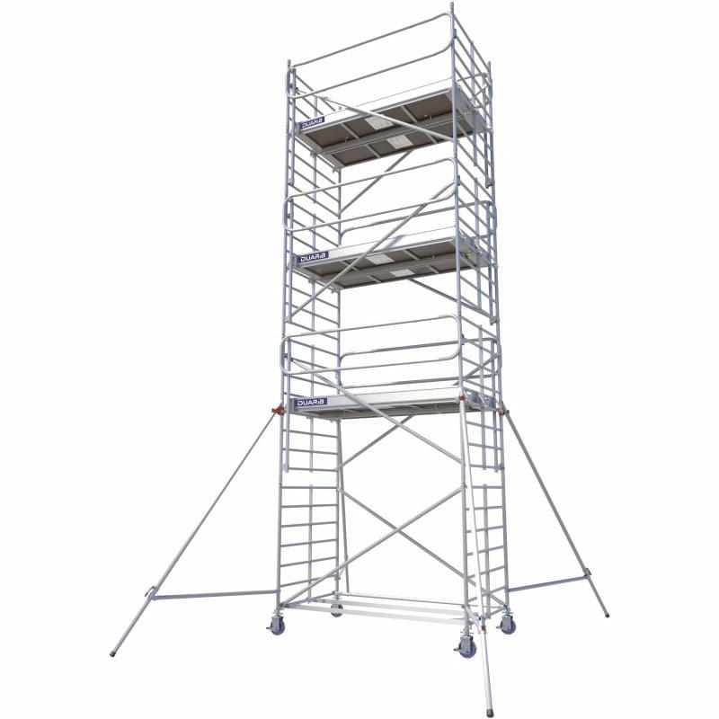 Echafaudage roulant alu - docker 150 - long. 2m54 - larg. 1m50 - gc monobloc - DUARIB ld | 7225022_0