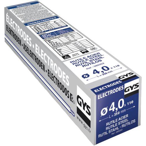 ELECTRODES RUTILES UNIVERSELLES SOUDAGE EN TOUTES POSITIONS - GYS