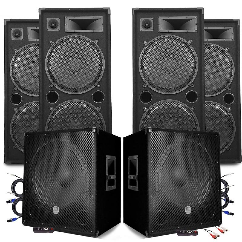 Gefroy Pack Sonorisation BM SONIC MEGA BASSES Caissons bi-amplifiés 18