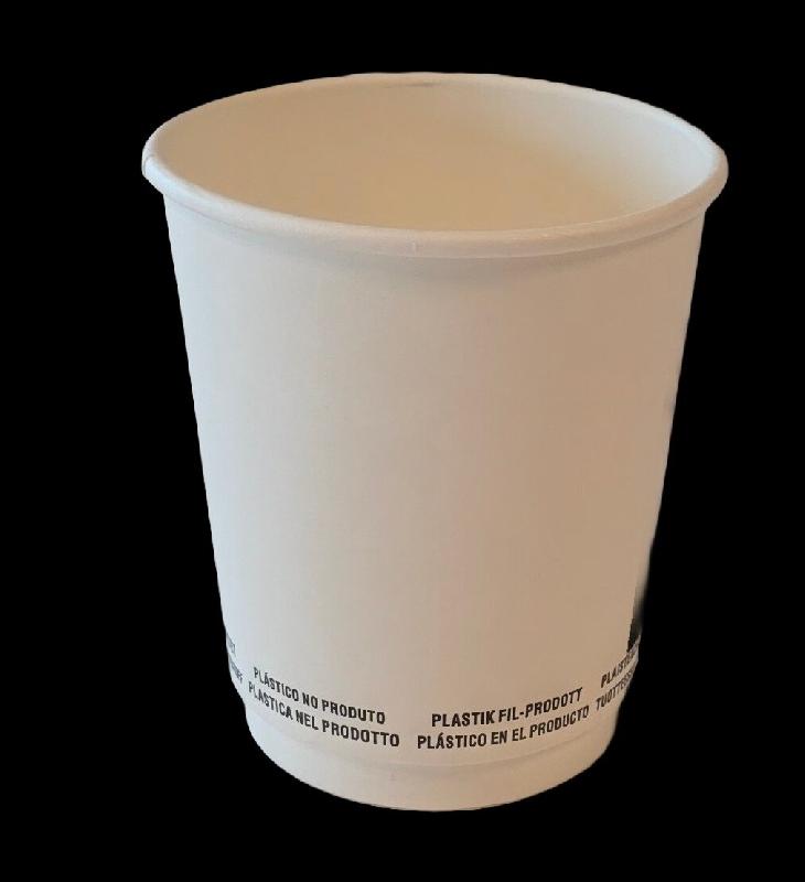 Gobelet NOVACUP 400ml- Double Paroi Isolation Thermique - FSC - Lot de 500 - blanc en carton GHW16_0