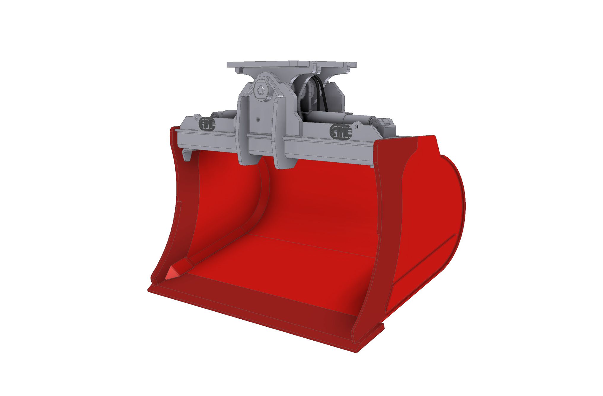 Godet orientable grande capacité - CAME - inclinaison hydraulique 45° - nivellement et nettoyage_0