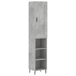 Helloshop26 - Buffet bahut commode armoire meuble de rangement organisateur cuisine salle de séjour salon haut 34,5 x 34 x 180 cm 02_0034341 - 300021_0
