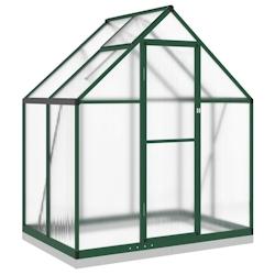 Helloshop26 - Serre tente abri plante fleur légumes avec cadre de base 169 x 114 x 202 cm aluminium vert 02_0044487 - 3000220198126_0
