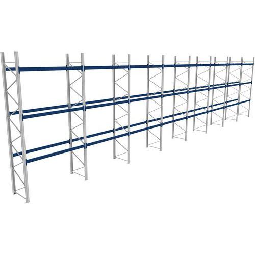 RACK 1 DÉPART + 7 SUIVANTS LXLXH 2700X22700X5500 600KG 3 NIV - BITO