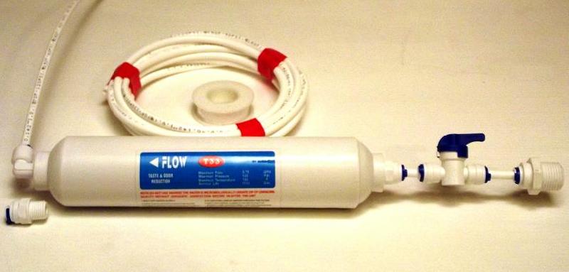 Kitbf+f - filtre + kit complet de branchement pour frigo us_0