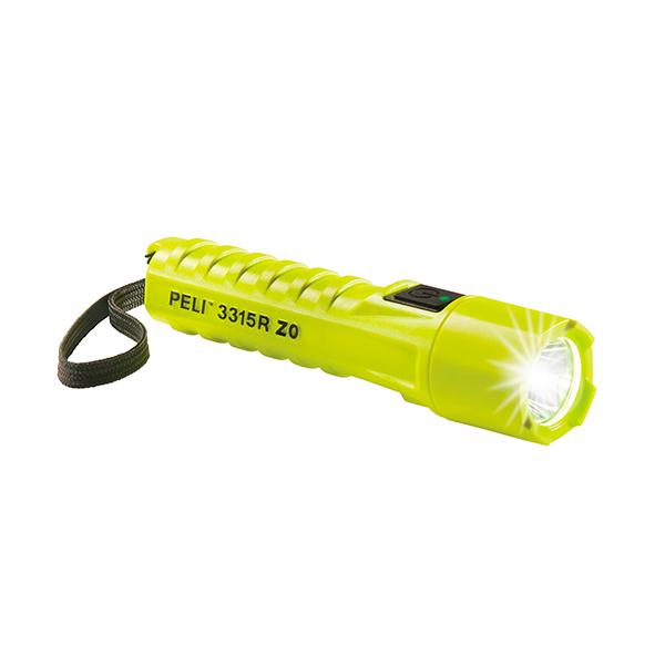 Lampe torche Peli 3315RZ0 ATEX Zone 0 - 132 lumens rechargeable avec tête pivotante_0