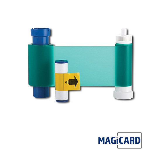 Ruban Magicard vert - 1000 impressions - Compatible Pronto, Enduro, Rio Pro et Rio Pro Duo - MA1000K-GREEN_0