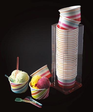 MATFER - PORTE POT À GLACE ACRYLIQUE 1 COLONNE - 670908