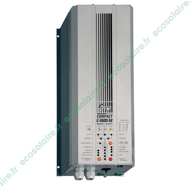 Onduleur chargeur compact 1600-12 - 1300VA/12V - Sinusoïdal pur avec chargeur de batterie 4 niveaux - STUDER_0