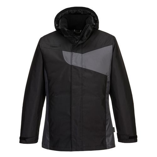 PARKA HIVER PW2 PW260 NOIR/GRIS L - PORTWEST