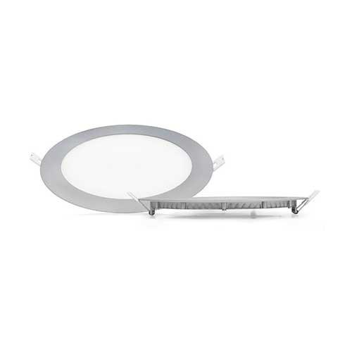 Plafonnier LED rond aluminium - Diamètre 235 mm - 18W - 3000°K_0
