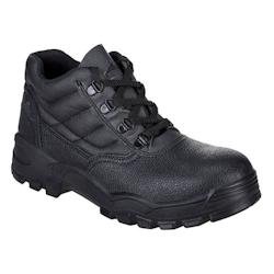 Portwest - Chaussures de sécurité basses Steelite S1P en cuir croûte légères et confortables - Noir Taille 43_0