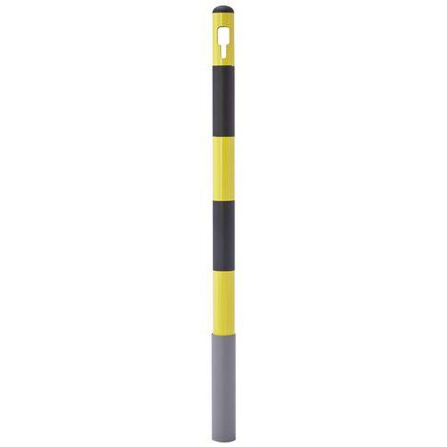 POTELET À SCELLER 1 CHAÎNE COULEUR JAUNE ET NOIR - MOTTEZ