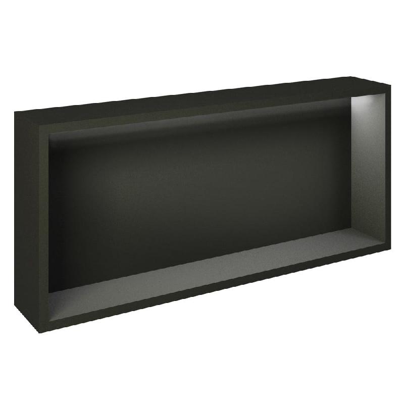 Présentoir Cage noir avec LED 86x14,5x38,4cm_0