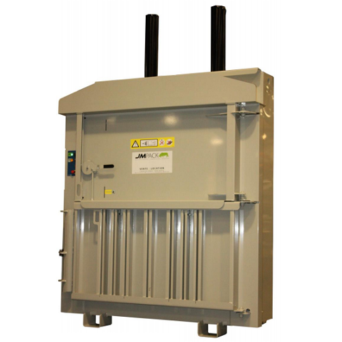 Presse à balles verticale JMV 450 - porte guillotine automatique - 50 T de compression_0