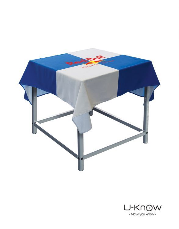 R 150/150 - Nappe publicitaire personnalisée - Uknow Walomo - Twill 150 g/m² - Déperlante et sublimation numérique_0