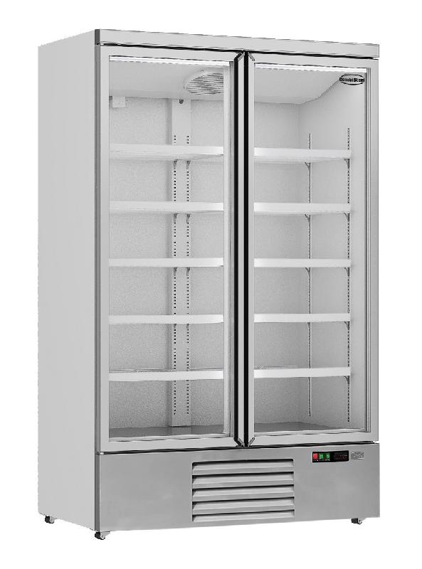Réfrigérateur 2 portes en verre jde-1000r 7455.2200 COMBISTEEL_0